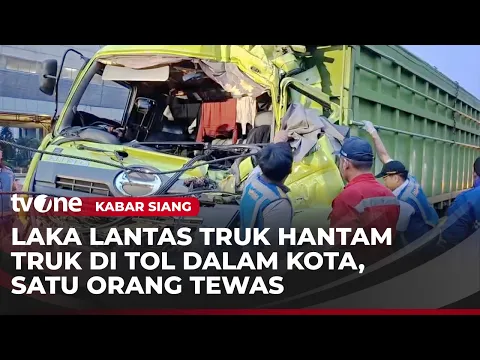 Kecelakaan Dua Truk di Tol Dalam Kota, Kernet Tewas Mengenaskan