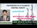 Properties of N Element Endfire Array