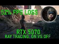 Hellblade Senua s Sacrifice 2017 RTX 5070 Ray Tracing On vs Off - 52 FPS LOSS