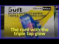 DuroMax Heavy Duty 12 Gauge Triple Tap Power Cord