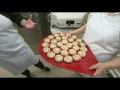 Making hot crossed buns at COBS bakery