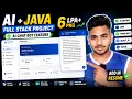 6 LPA AI Java Full Stack Project Hospital Management java full stack project java tutorial
