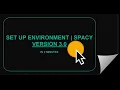 install spacy version 3 for data analysis in nlp