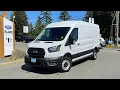 2020 Ford T250 Transit Cargo Van Reverse Camera RWD Review Island Ford