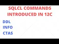SQLCL Commands Part 1