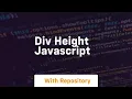 div height javascript