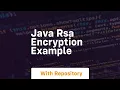 java rsa encryption example