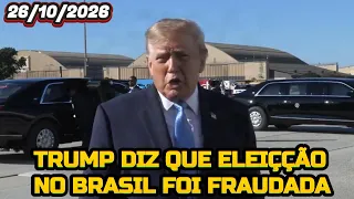 URGENTE: Trump diz que eleições no Brasil foram fraudadas