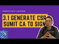 Download Lagu 3.1 Generate CA Signed Certificate for PVWA - CyberArk PAM 12.2 Lab @Home
