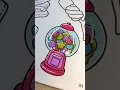 A little gumball machine full of tiny treats Which color would you pick first