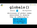 Python globals -