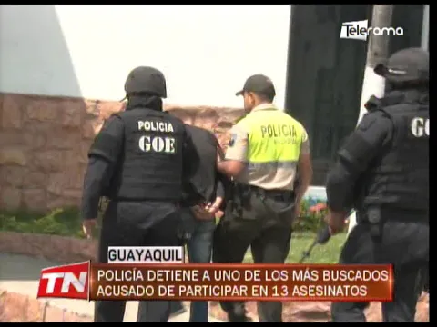 Policía detiene a uno de los más buscados acusado de participar en 13 asesinatos