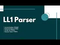 LL 1 Parser