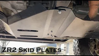 Steel ZR2 Skid Plates - 589Fab