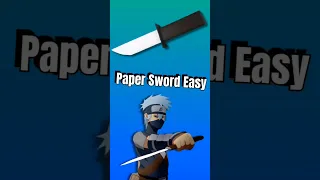 Paper Ninja Sword Mini Origami Katana In 3 Min Origamis Shortsvideo Viralshort Papercraft 