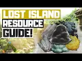 LOST ISLAND RESOURCE GUIDE ARK Survival Evolved