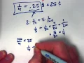 Percents and Converting and to Decimal Form