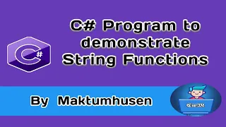 C program to demonstrate String Functions