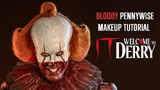 PENNYWISE BLOODY FORM Makeup Tutorial (IT: Welcome to Derry) | Prince De Guzman Transformations