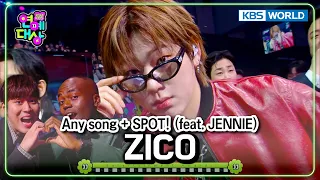 zico any song spot feat jennie 2024 kbs entertainment awards kbs world tv 250108