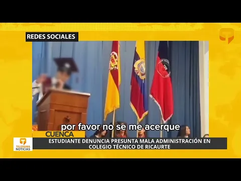 Estudiante denuncia presunta mala administración en colegio técnico de Ricaurte