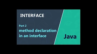 Java Tutorial Interface Part 2 Variable in declaring in interface