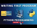 2 How to write 1st Python Program using the PyCharm IDE