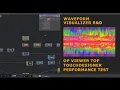 Waveform visualizer R D OP viewer TOP Touc esigner Performance Test