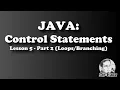 JAVA Lesson 5 part 2 Loops and Branching Statements - by Sir Eudz