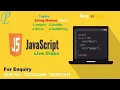 JavaScript Day 11 string method part 1
