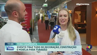 Feira CasaPronta movimenta setor da construção em Tubarão