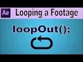 After Effects Tutorial Loop footage with Loop Expression