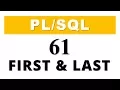 tutorial 61 Collection Method FIRST LAST in Oracle Database