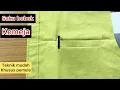 Lagu CARA MUDAH MEMBUAT SAKU BOBOK KEMEJA