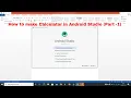 Calculator AppTutorial Part - 1 Create Calculator in Android Studio Live project with Android