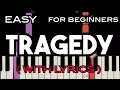 Download Lagu TRAGEDY ( LYRICS ) - BEE GEES | SLOW \u0026 EASY PIANO