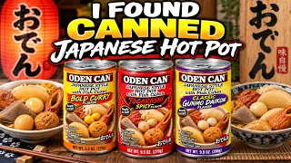I Tried Canned Japanese Hot Pot… Is It Actually Good? - WHAT ARE WE EATING??
