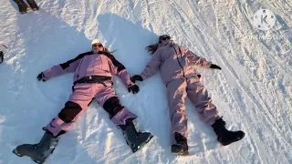 first try snow board kuju oita japan