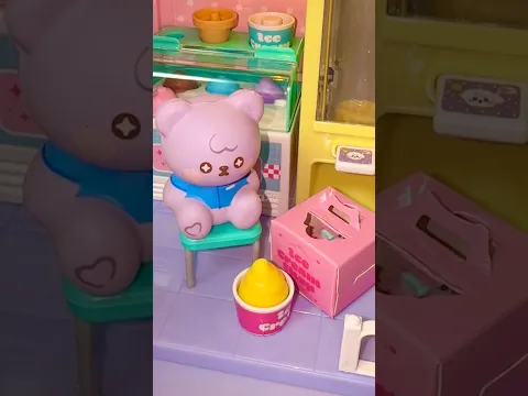 Satisfying miniature | Korean-Style Ice Cream Shop Toy ASMR (No Talking)