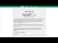 Scroll-io Prelaunch Walkthrough