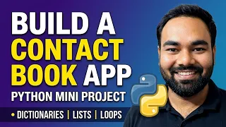 Python Mini Project Build a Contact Book App Using Lists Dictionaries Loops