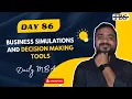 Day-86 Business Simulations and Decision Making Tools Daily MBA FBS Future Business School
