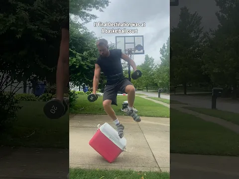 If Final Destination was at A basketball court #basketball #finaldestination #fail