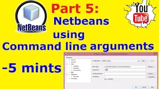 Netbeans Tutorial Part 5 Command line arguments using netbeans