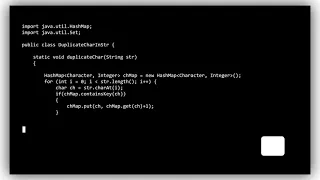 Solution to print Duplicate characters from a string Java Interview Question