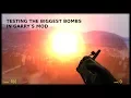 BIGGEST EXPLOSIONS Garry s Mod