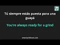 Bad Bunny - Dime Si Te Acuerdas Lyrics English Translation - Spanish and English Dual Lyrics