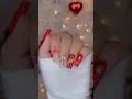Red Gel-X Christmas Nails Full Prep And Nail Art Tutorial