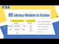 Python Tutorial - 24 OS Library in Python Python for Beginners Learnerea