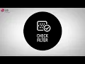LG Dryers Check Filter Indicator Light